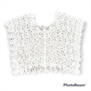 Banana USA Crochet Sleeveless Cropped Top
